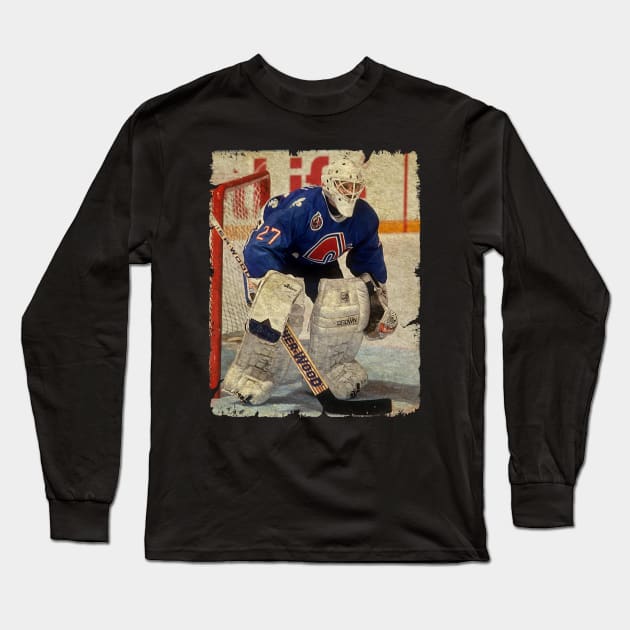 Ron Hextall - Quebec Nordiques, 1993 Long Sleeve T-Shirt by Momogi Project